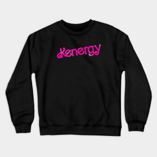 kenergy pink textute Crewneck Sweatshirt